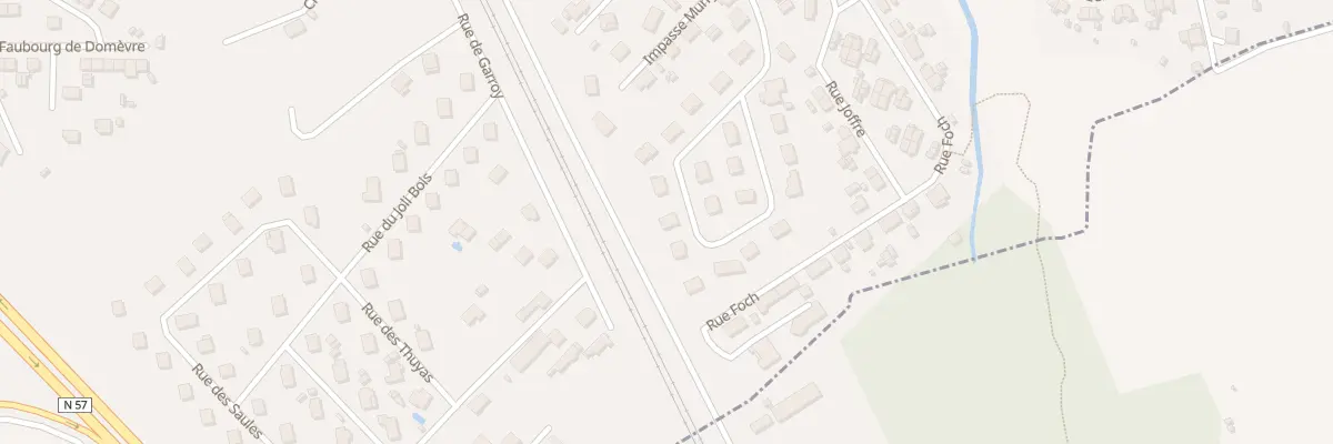 Plan du 76 Rue Gohypre à Thaon-les-Vosges