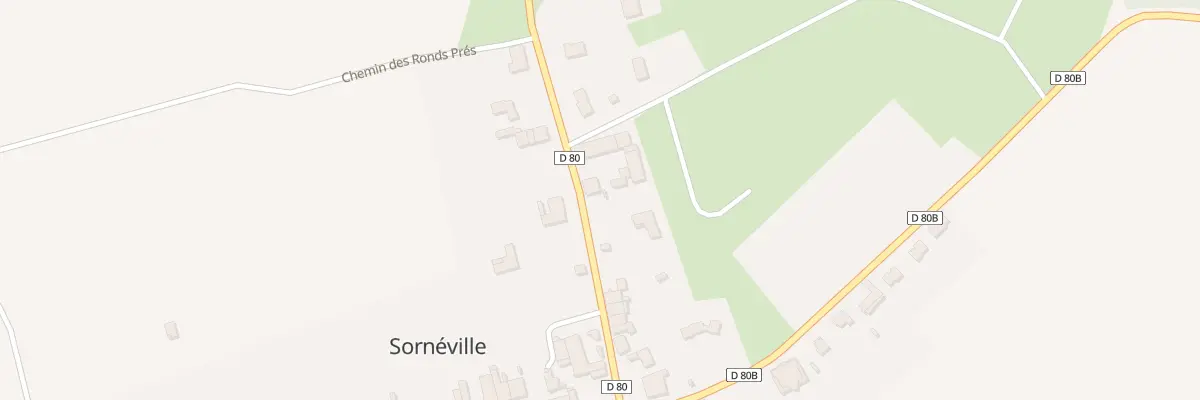 Plan du 12 Rte de Moncel à Sornéville