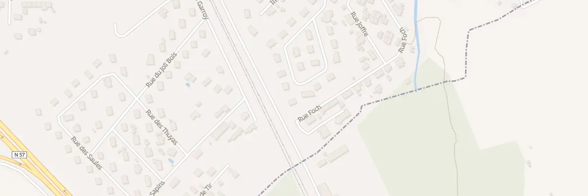 Plan du 80 Rue Gohypre à Thaon-les-Vosges
