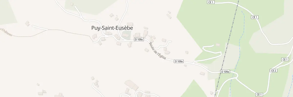 Plan du 5001B Le Puy à Puy-Saint-Eusèbe