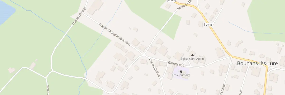Plan du 2 Rue du 16 Septembre 1944 à Bouhans-lès-Lure