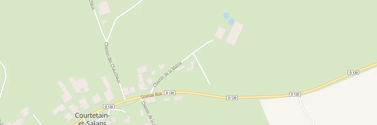 Plan du 5 Che de la Mairie à Courtetain-et-Salans