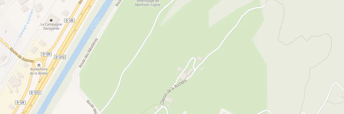 Plan du 5318A Les Potons à Marthod