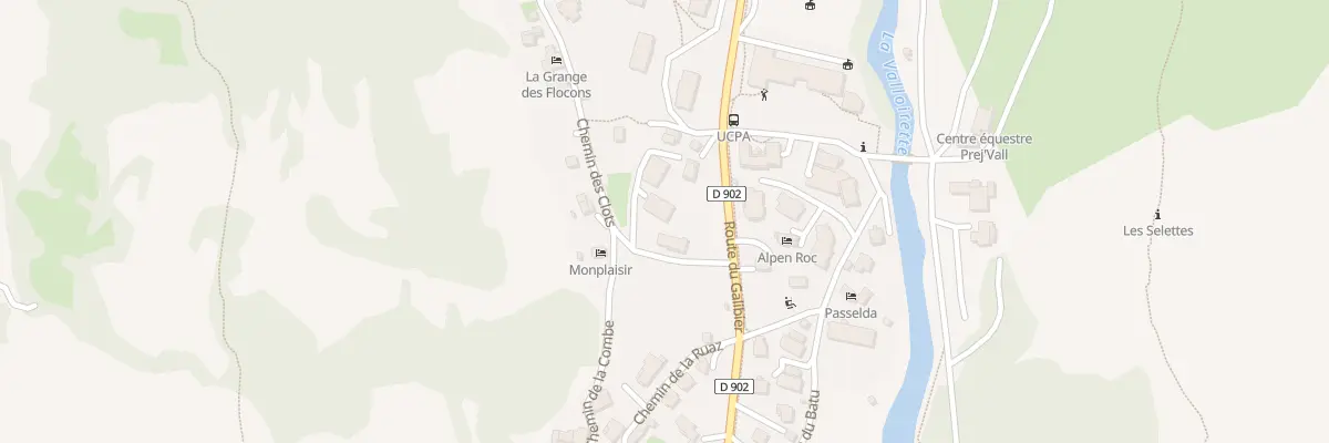 Plan de Che des Clots à Valloire
