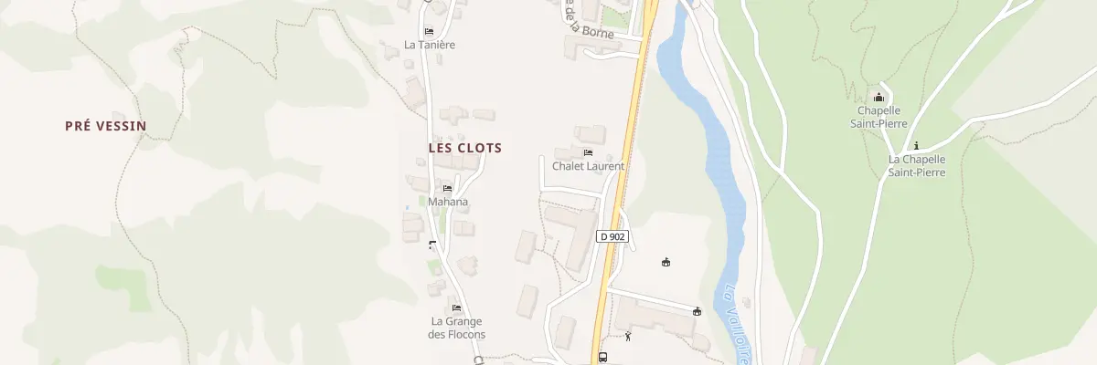 Plan du 5757A Les Clots à Valloire