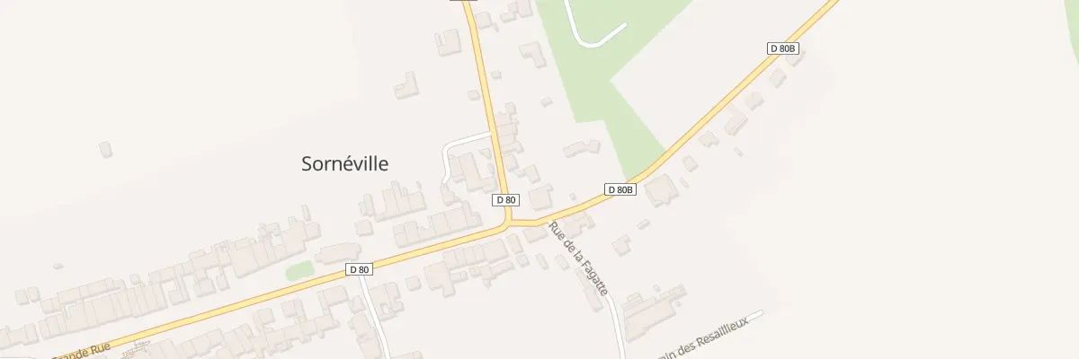 Plan du 2B Rte de Moncel à Sornéville