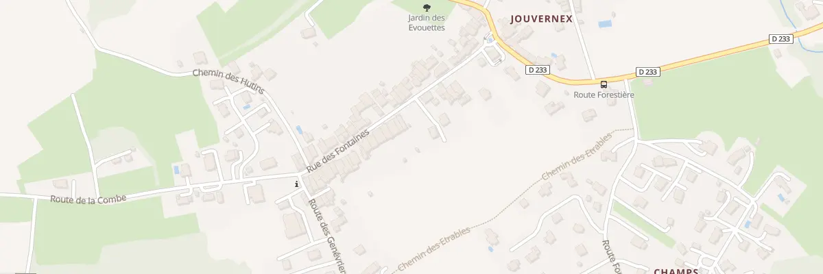 Plan du 15 Rue des fontaines à Margencel