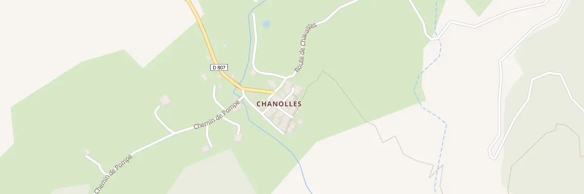 Plan du 7109 Chanolles à Prads-Haute-Bléone