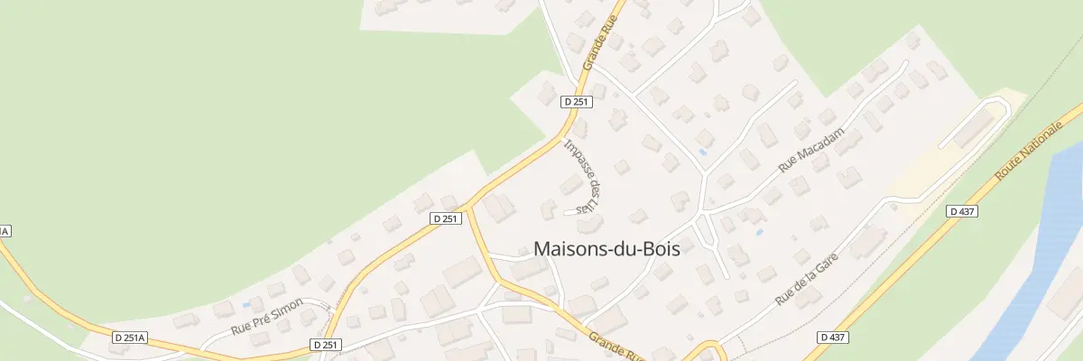 Plan du 14B Gr Grande Rue à Maisons-du-Bois-Lièvremont