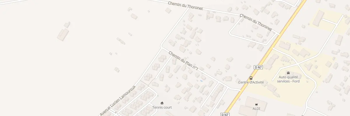 Plan du 1 Lot le Clos des Oliviers à Vidauban