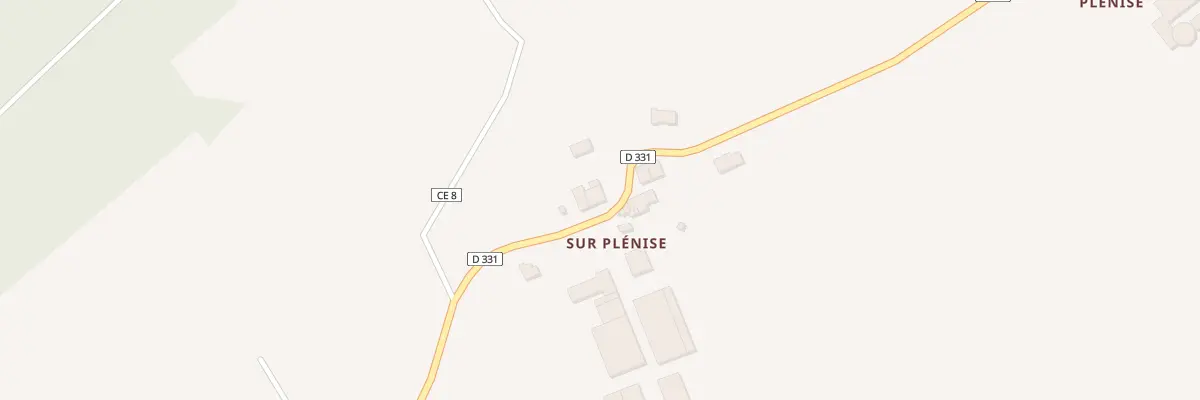 Plan du 2B Hameau de Plénise à Villers-Saint-Martin