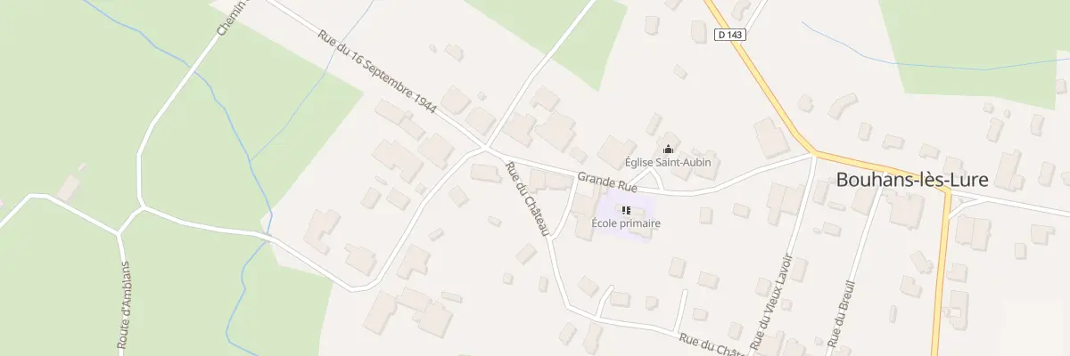 Plan du 4 Rue Grande Rue à Bouhans-lès-Lure