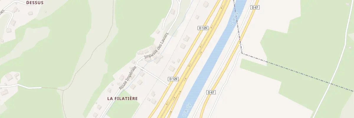Plan du 5228 La Filatiere à Marthod