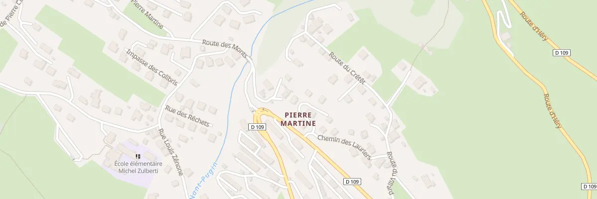 Plan du 61 Imp de l’ Orme à Ugine