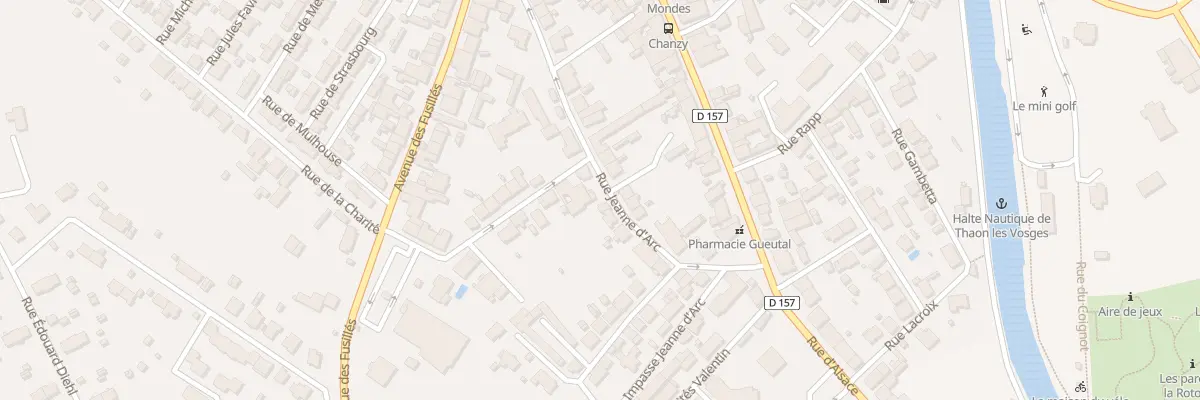 Plan du 15B Rue Jeanne d’Arc à Thaon-les-Vosges