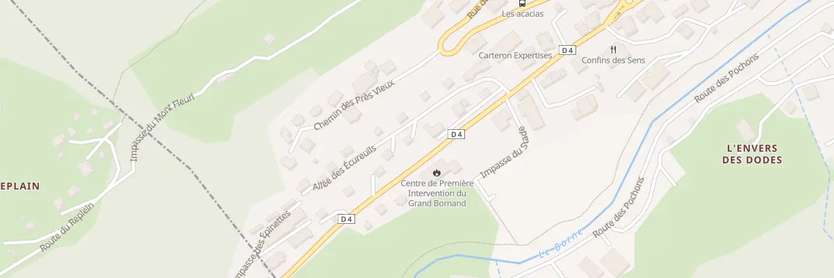 Plan du 137 All des Écureuils au Grand-Bornand