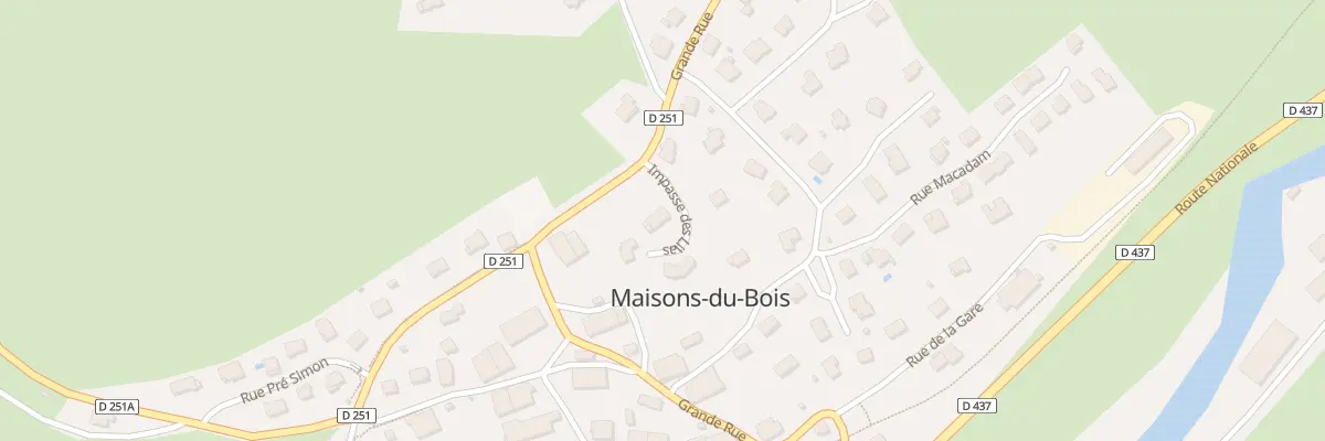 Plan du 2 Imp des Lilas à Maisons-du-Bois-Lièvremont