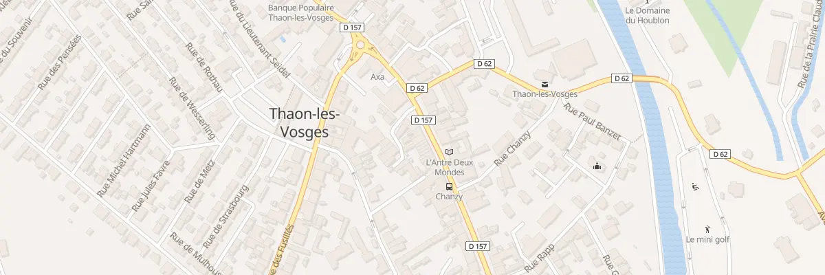 Plan du 91 Rue d’Alsace Thaon à Thaon-les-Vosges