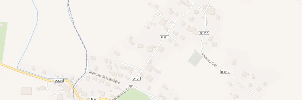 Plan du 206 Rte de la Croix à Ville-en-Sallaz