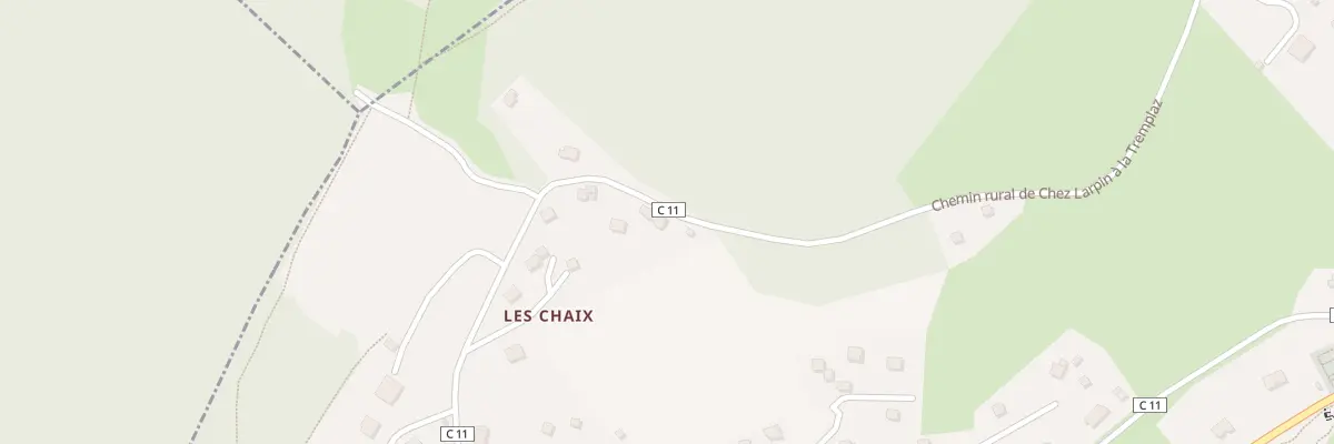 Plan des Chaix à Bogève