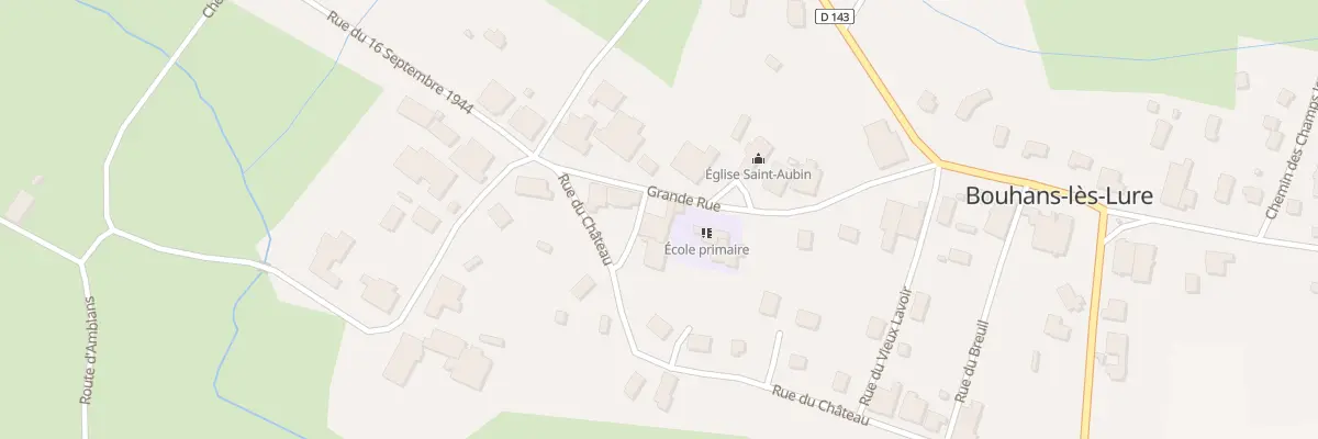 Plan du 8 Rue Grande Rue à Bouhans-lès-Lure