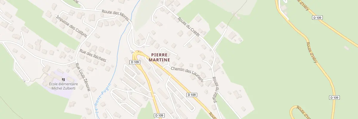 Plan du 98 Imp de l’ Orme à Ugine