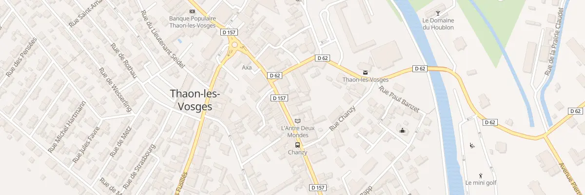 Plan du 112 Rue d’Alsace Thaon à Thaon-les-Vosges