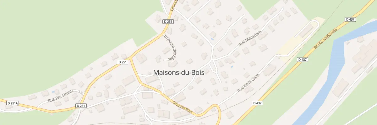 Plan du 3 Rue de la Seignette à Maisons-du-Bois-Lièvremont