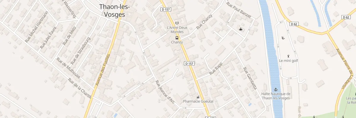 Plan du 65 Rue d’Alsace Thaon à Thaon-les-Vosges
