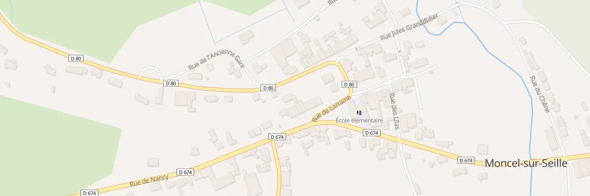 Plan du 3 Rue de Lorraine à Moncel-sur-Seille