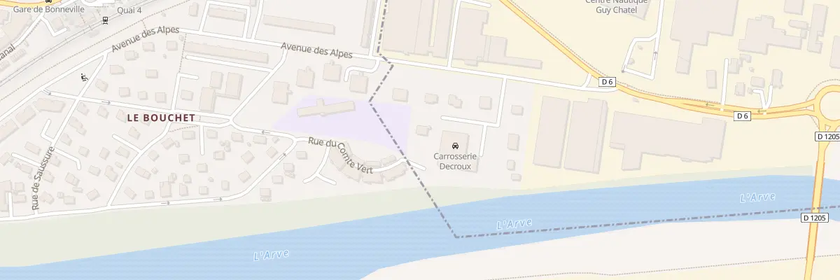 Plan du 126 Pl des Droits de l’Homme à Ayse