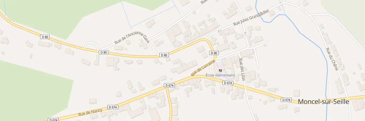 Plan du 5 Rue de Lorraine à Moncel-sur-Seille
