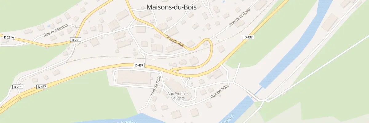 Plan du 3 Gr Grande Rue à Maisons-du-Bois-Lièvremont