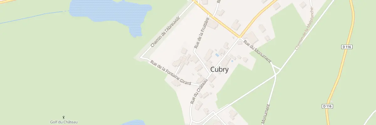 Plan du 3 Rue de la Fruitiere à Cubry