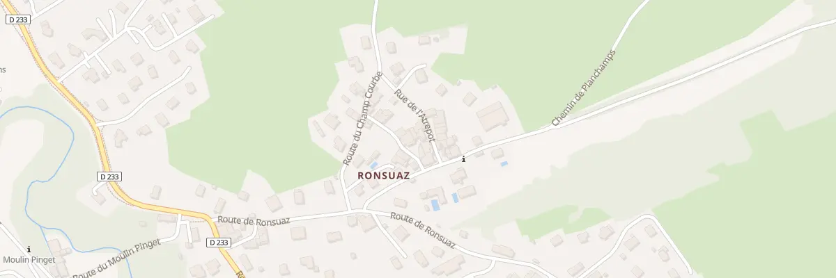 Plan du 4 Tra des Bassins à Margencel