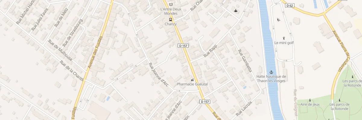 Plan du 53 Rue d’Alsace Thaon à Thaon-les-Vosges