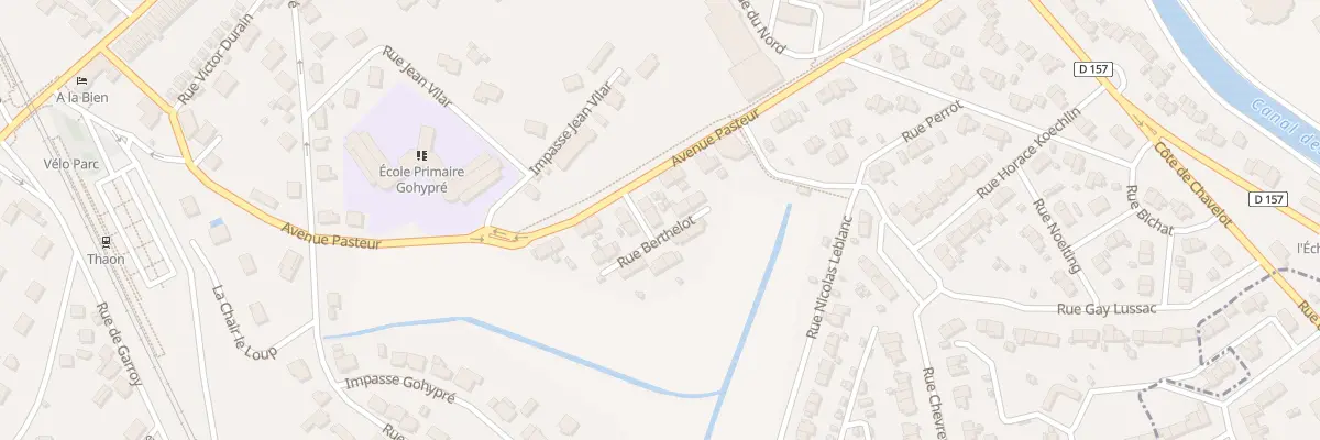 Plan du 3 Rue Berthelot à Thaon-les-Vosges
