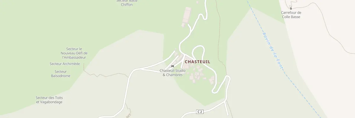Plan du 7200 Le Village de Chasteuil à Castellane