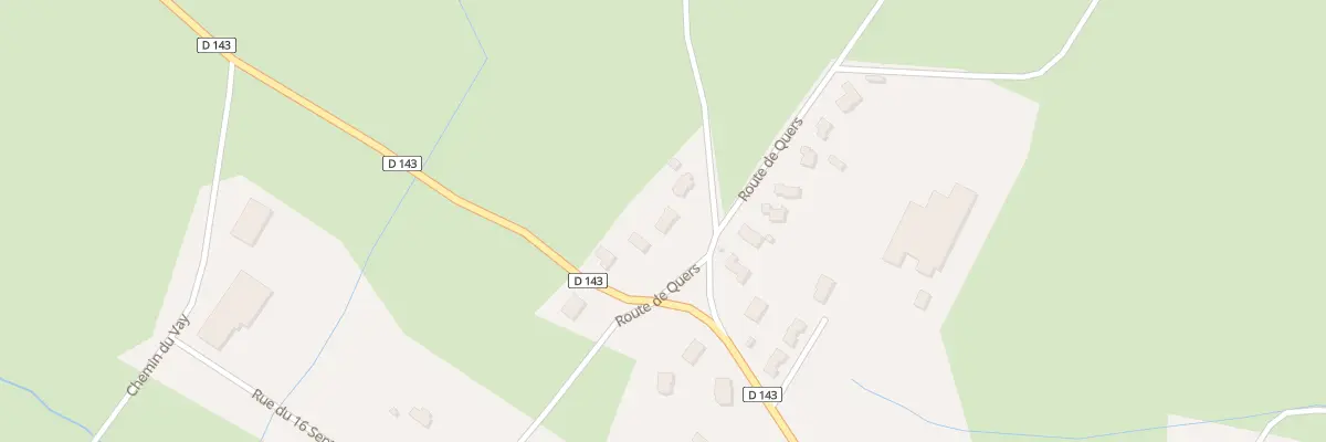 Plan du 11 Rte de Quers à Bouhans-lès-Lure