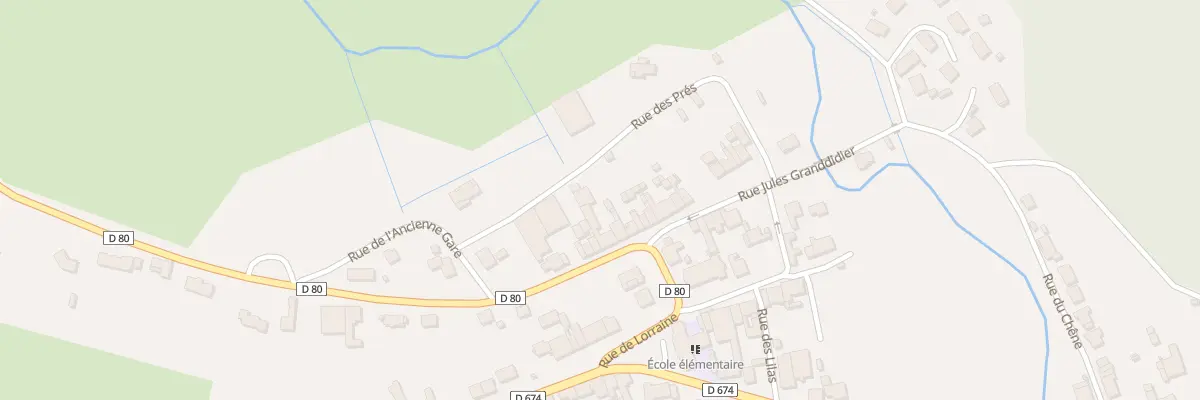 Plan du 28 Rue Jules Granddidier à Moncel-sur-Seille