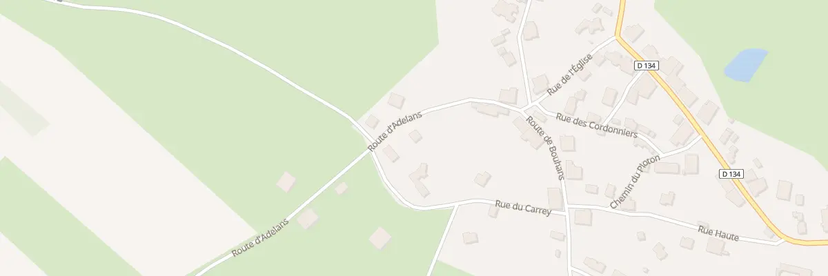 Plan du 5 Rte d’Adelans à Quers