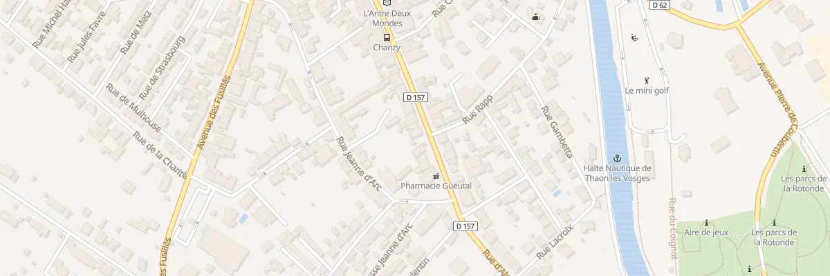 Plan du 51 Rue d’Alsace Thaon à Thaon-les-Vosges