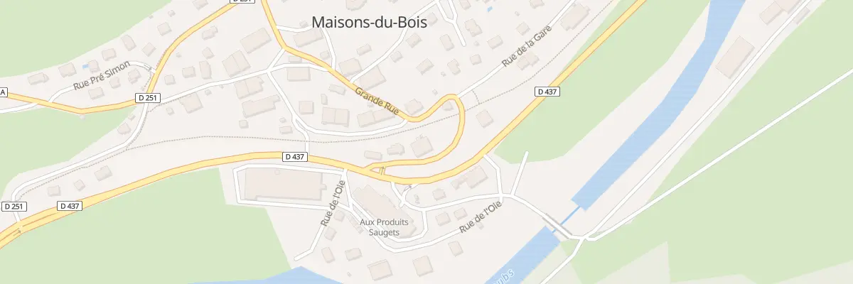 Plan du 5 Gr Grande Rue à Maisons-du-Bois-Lièvremont