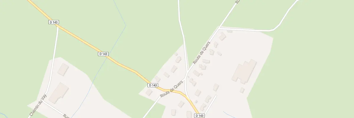 Plan du 13 Rte de Quers à Bouhans-lès-Lure