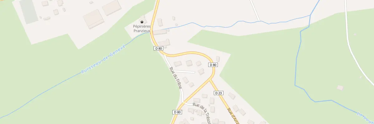 Plan du 2 Lot le Frêne à Moncel-sur-Seille