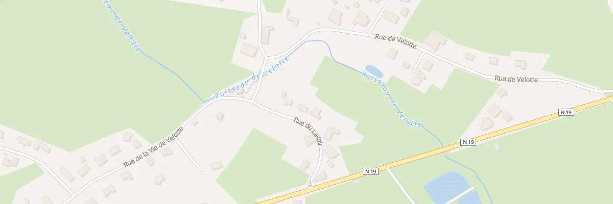 Plan du 3B Rue du Lavoir à Amblans-et-Velotte