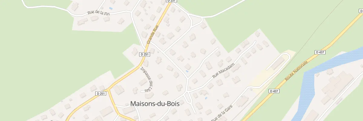 Plan du 12 Rue du Général Marguet à Maisons-du-Bois-Lièvremont