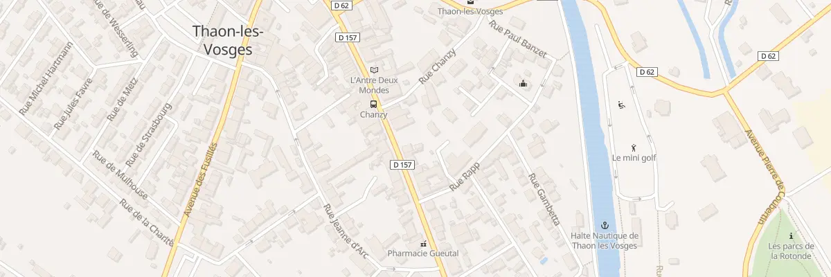 Plan du 96 Rue d’Alsace Thaon à Thaon-les-Vosges