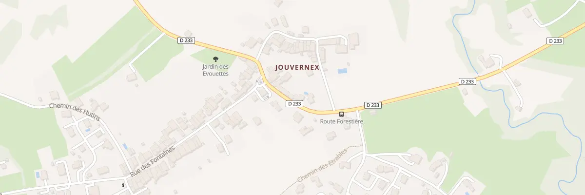 Plan du 1504 Rte de Jouvernex à Margencel