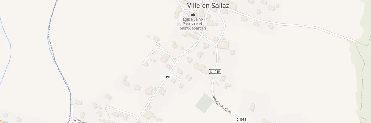 Plan du 71 Rte de la Croix à Ville-en-Sallaz